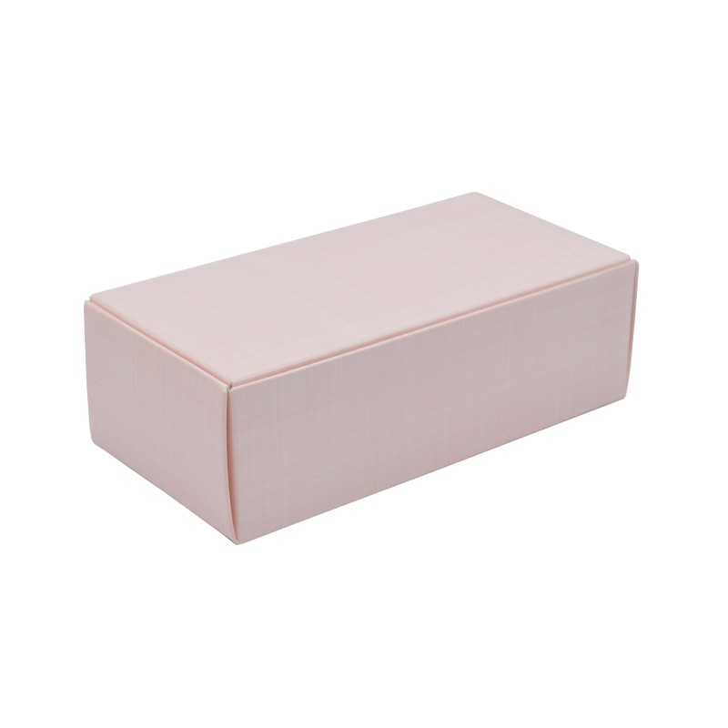 1/2 Pound Pink Linen All-Season One Piece Candy Box