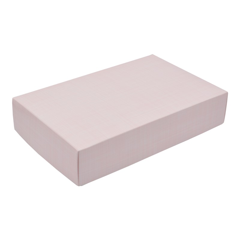 2 Pound Pink Linen All Season Two Piece Candy Box