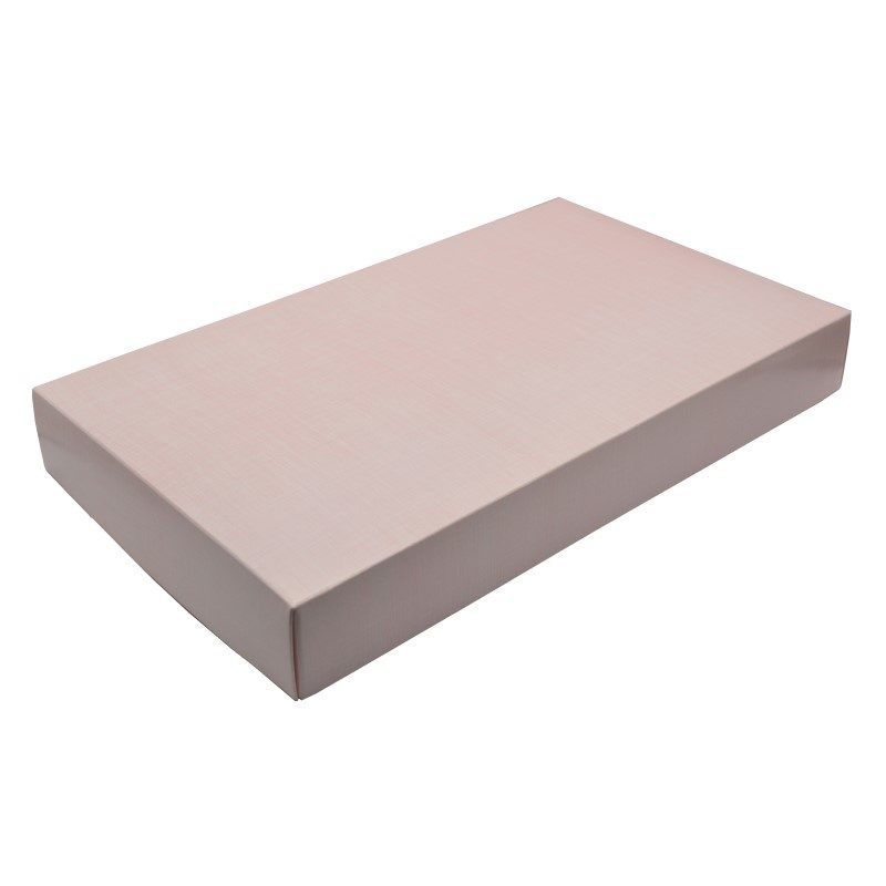5 Pound Pink Linen All-Season Two Piece Candy Box